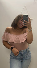 Mauve Ruffled Bodysuit