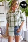 Olive Checked Flannel