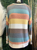 Multi Color Striped Pullover
