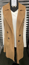 Long Cardi Sweater Vest