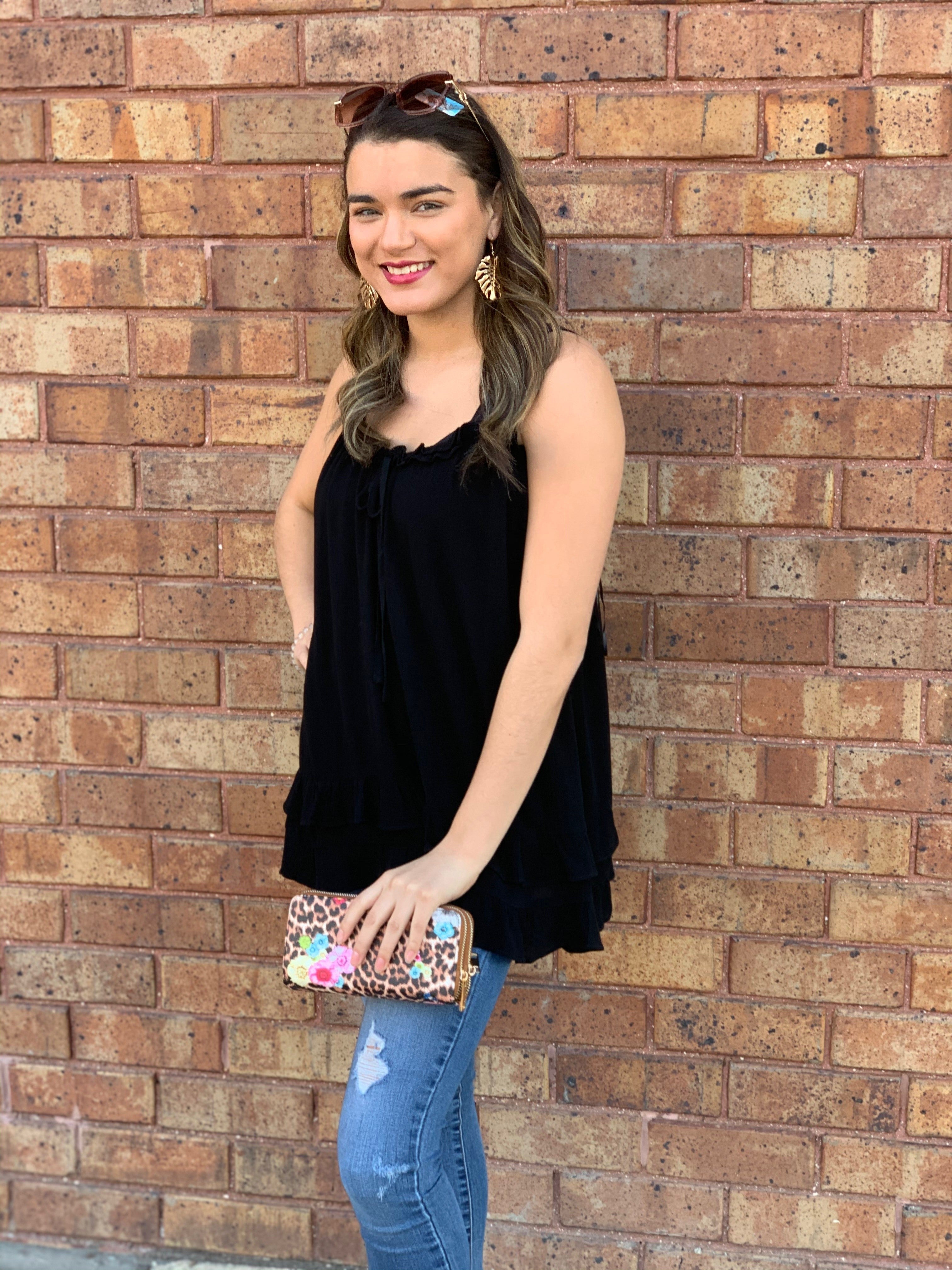 Ruffled Cami Top