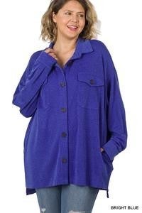 Plus Oversized Shacket