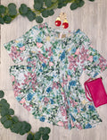 Floral Tiered Ruffle Top
