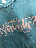 Sarcastic crewneck