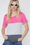 Color blocked top