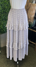 Floral Tiered Skirt