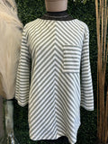 Boat Neck Striped Top