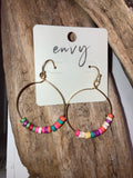 Multi colored hoops