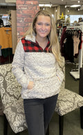 Khaki Sherpa Pullover